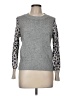Madewell Animal Print Gray Pullover Sweater Size M - photo 1