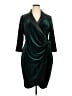 Halston Teal Cocktail Dress Size 16 - photo 1