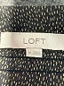 Ann Taylor LOFT 100% Polyester Black Long Sleeve Blouse Size M - photo 7