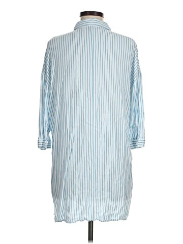 Shinestar 3/4 Sleeve Button-Down Shirt (view 2)