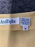 Ann Taylor 100% Silk Color Block Yellow Short Sleeve Top Size M - photo 6
