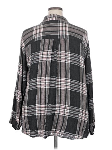 Lane Bryant Long Sleeve Button-Down Shirt (view 2)
