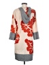 Karen Zambos 100% Polyester Orange Poncho Size S - photo 2
