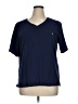 Chico's 100% Cotton Blue Short Sleeve Top Size XL (3) - photo 1