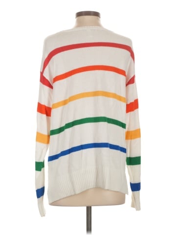 Peace Love World Pullover Sweater (view 2)