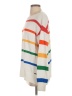 Peace Love World Stripes White Pullover Sweater Size S - photo 5
