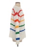 Peace Love World Stripes White Pullover Sweater Size S - photo 4