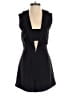 Finders Keepers 100% Polyester Solid Black Romper Size XXS - photo 1
