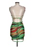 Blanc Camo Green Cocktail Dress Size L - photo 2