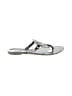 Jack Rogers Silver Gold Flip Flops Size 10 - photo 1