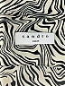 Sandro 100% Silk Animal Print Silver Black Long Sleeve Silk Top Size Med (2) - photo 6