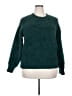 Ann Taylor 100% Polyester Solid Teal Green Pullover Sweater Size XXL - photo 1