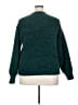 Ann Taylor 100% Polyester Solid Teal Green Pullover Sweater Size XXL - photo 2