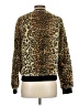 Skies Are Blue Animal Print Gold Jacket Size S - photo 2
