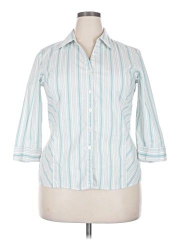 Style&Co 3/4 Sleeve Button-Down Shirt (view 1)