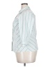 Style&Co Stripes Teal 3/4 Sleeve Button-Down Shirt Size 18 - photo 5