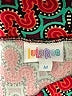 Lularoe Paisley Red Leather Skirt Size M - photo 4