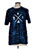 Zyia Active 100% Polyester Camo Blue Short Sleeve T-Shirt Size L - photo 1