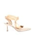 Badgley Mischka Ivory Tan Heels Size 7 1/2 - photo 1