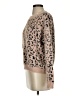 Dee Elly Animal Print Tan Pullover Sweater Size S - photo 5