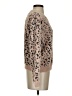 Dee Elly Animal Print Tan Pullover Sweater Size S - photo 4