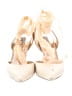 Badgley Mischka Ivory Tan Heels Size 7 1/2 - photo 2