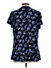 Lane Bryant Blue Short Sleeve Blouse Size 10 - 12 Plus - photo 2