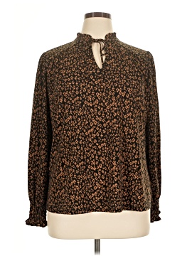Adrianna Papell Long Sleeve Blouse