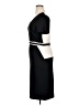 St. John Color Block Solid Black Casual Dress Size 14 - photo 5
