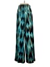 New Directions Print Teal Casual Pants Size S - photo 2
