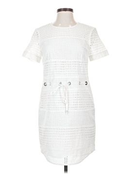 sachin and babi light blue dress Michael Kors Womens New 1421 Black Ribbed Body Con Dress M Petites B+B main image 1