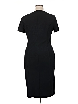 open lace back dress Straight Neckline Layered Peplum Detail Long Dress  John Paul Ataker