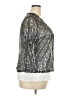 Sara Michelle Silver Cardigan Size 2X - photo 4