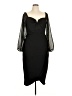 Quiz Black Cocktail Dress Size 14 - photo 1