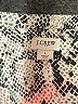 J.Crew Factory Store 100% Polyester Animal Print Silver Long Sleeve Blouse Size L - photo 7