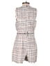 Zara 100% Polyester Tweed Gray Ivory Casual Dress Size XS - photo 2