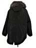 Boohoo 100% Polyester Black Coat Size 6 - photo 2