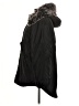 Boohoo 100% Polyester Black Coat Size 6 - photo 5
