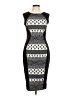 Olivia Matthews Graphic Gray Cocktail Dress Size M - photo 1