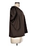 Crosby 100% Polyester Brown Short Sleeve Blouse Size L - photo 4