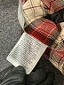 H&M Plaid Red Jacket Size 6X - photo 4