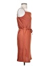 Maurices 100% Polyester Solid Orange Casual Dress Size XS - photo 4