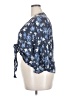 Meri Skye 100% Rayon Blue 3/4 Sleeve Blouse Size 2X - photo 5
