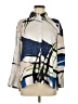Zara Color Block Blue 3/4 Sleeve Blouse Size M - photo 1