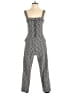 Banana Republic Chevron-herringbone Gray Jumpsuit Size 2 - photo 1