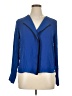 DKNY 100% Polyester Blue 3/4 Sleeve Blouse Size XL (petite) - photo 1