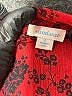 Sundance 100% Cupro Print Red 3/4 Sleeve Blouse Size S - photo 7