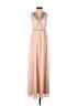 Soieblu 100% Polyester Tan Cocktail Dress Size S - photo 1