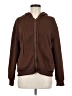 Shein Brown Zip Up Hoodie Size 8 - 10 - photo 1