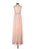 Soieblu 100% Polyester Tan Cocktail Dress Size S - photo 2